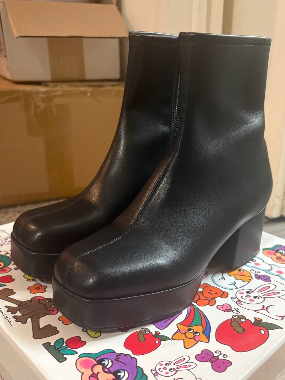 Jeffrey Campbell Platform Ankle Boots